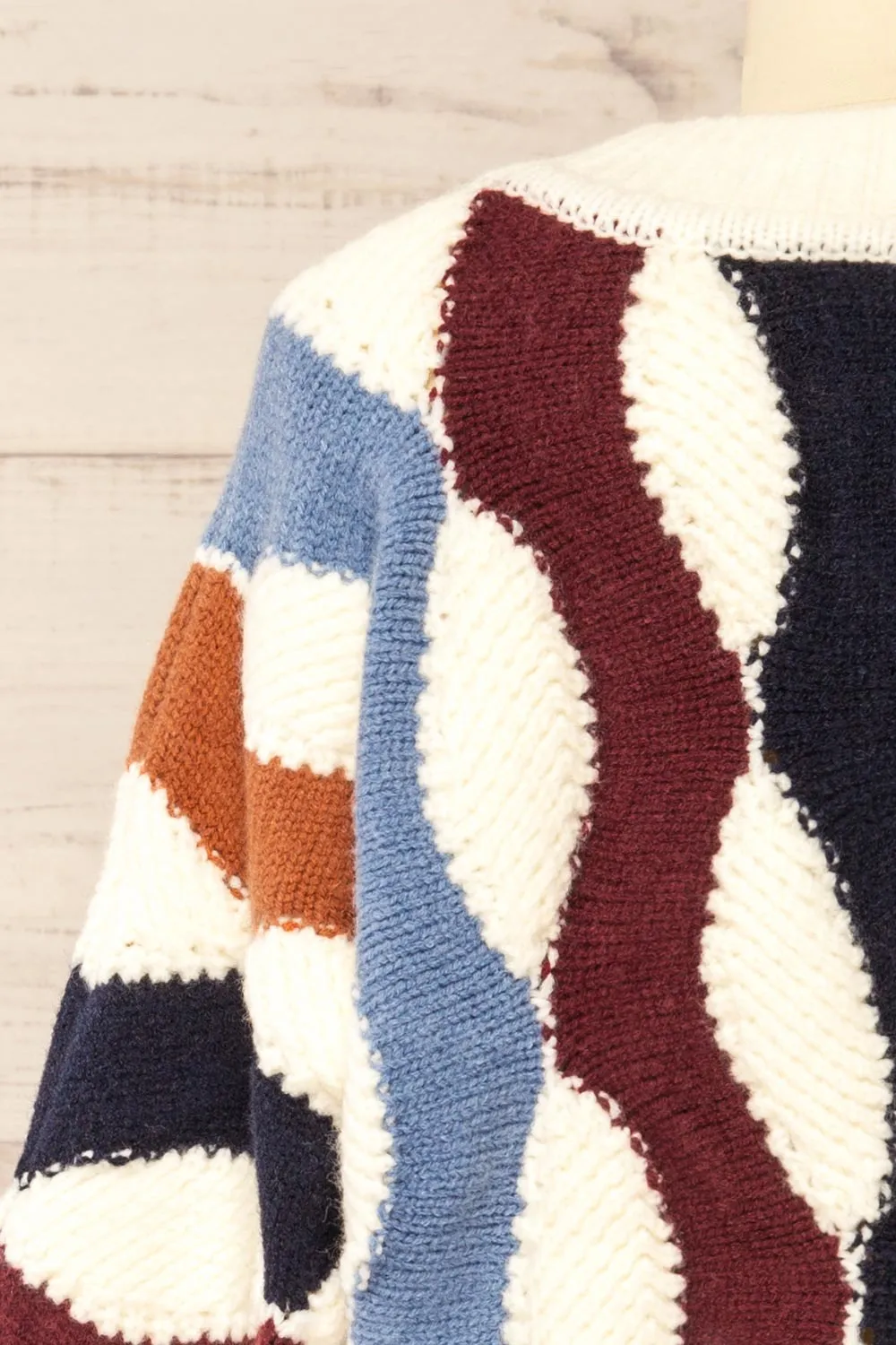 Listinburg | Oversized Colourful Knit Sweater