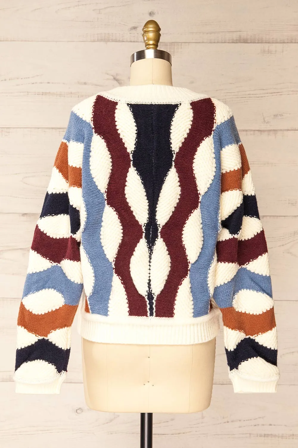 Listinburg | Oversized Colourful Knit Sweater