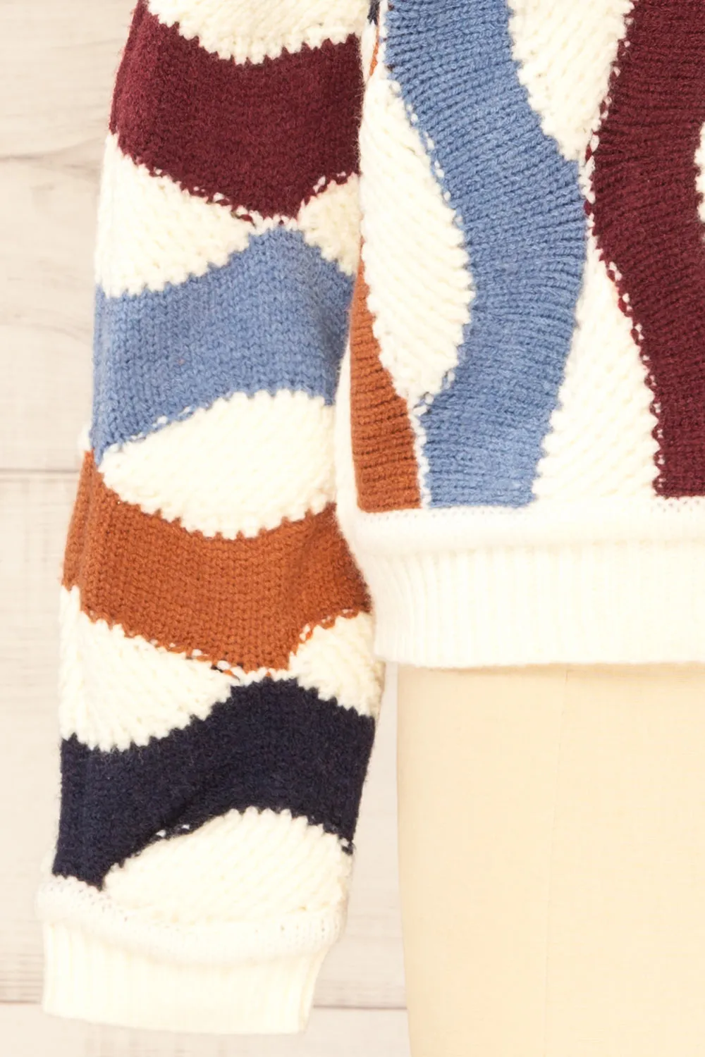 Listinburg | Oversized Colourful Knit Sweater