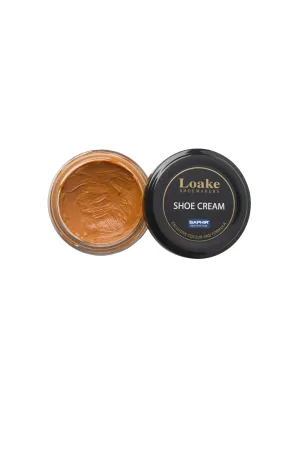 Loake Leather Shoe Cream Tan