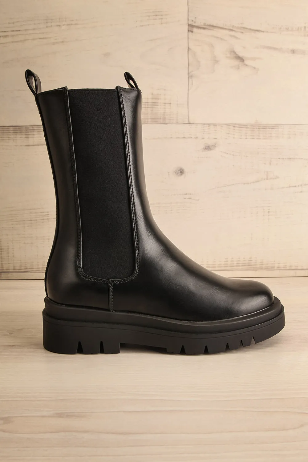 Lommel | Black Rain Boots