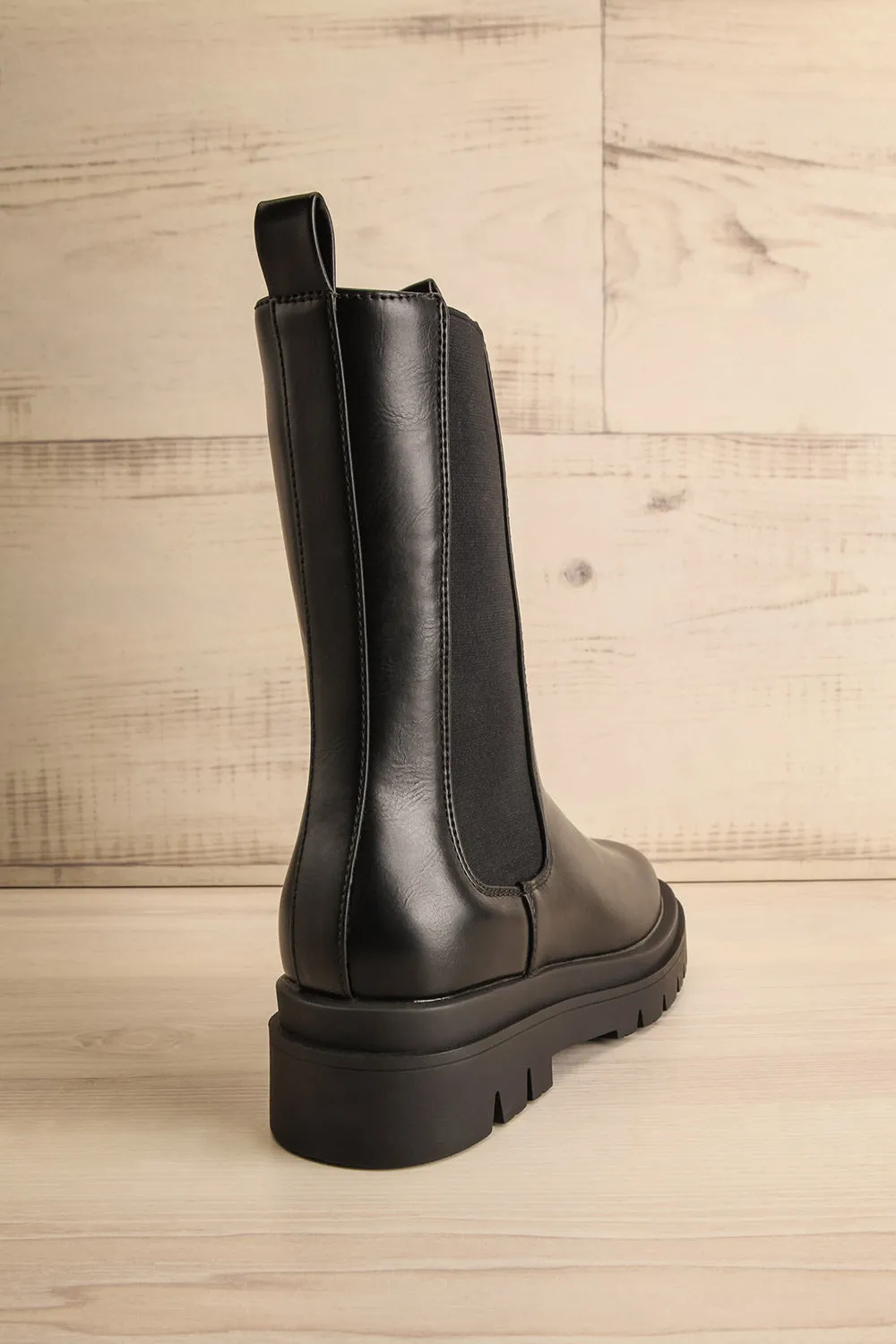 Lommel | Black Rain Boots