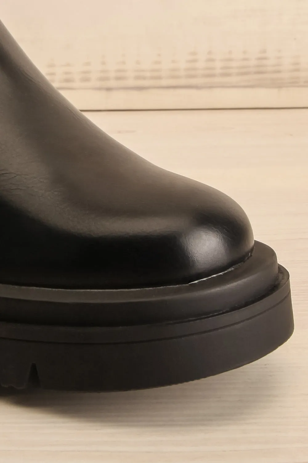 Lommel | Black Rain Boots