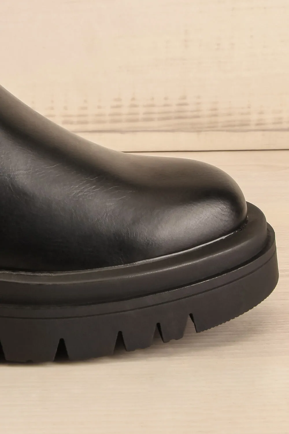 Lommel | Black Rain Boots