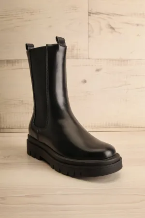Lommel | Black Rain Boots