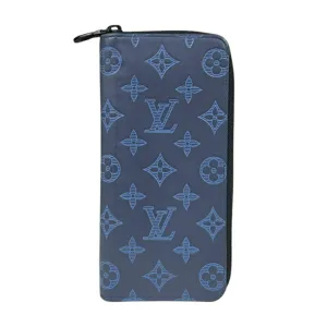 Louis Vuitton Monogram Shadow Leather Long Wallet (Bi-Fold) (Pre-Owned)