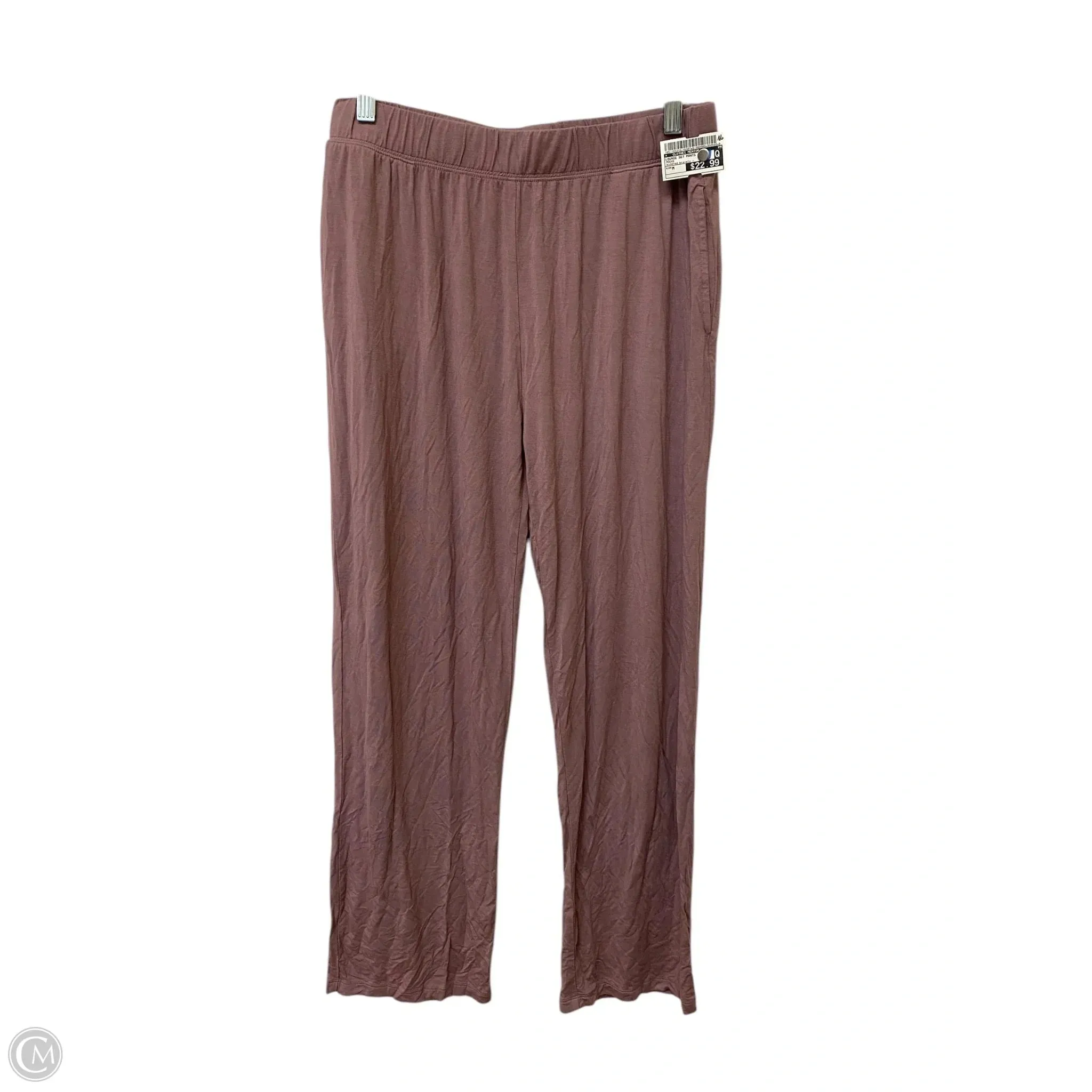 Lounge Set Pants By Clothes Mentor In Mauve, Size: M
