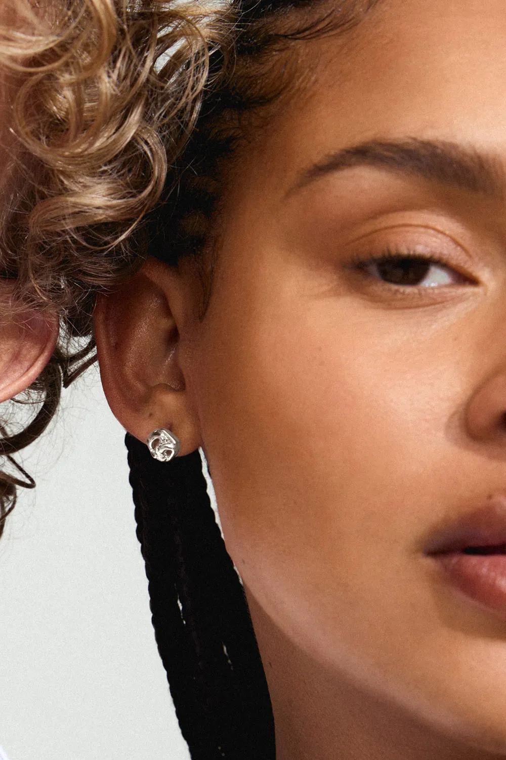Lucai Silver | Organic Stud Earrings