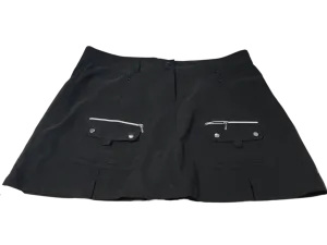 Maggie Lane Black Golf Skort w/ Pleats Size 16