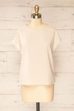 Margao Beige | Wide Sleeve Top