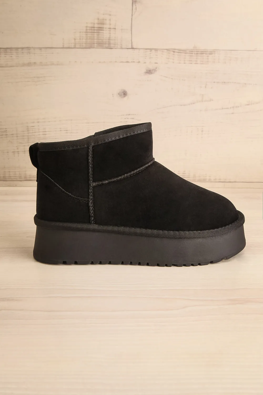 Marrgo Black | Platform Ankle Boots
