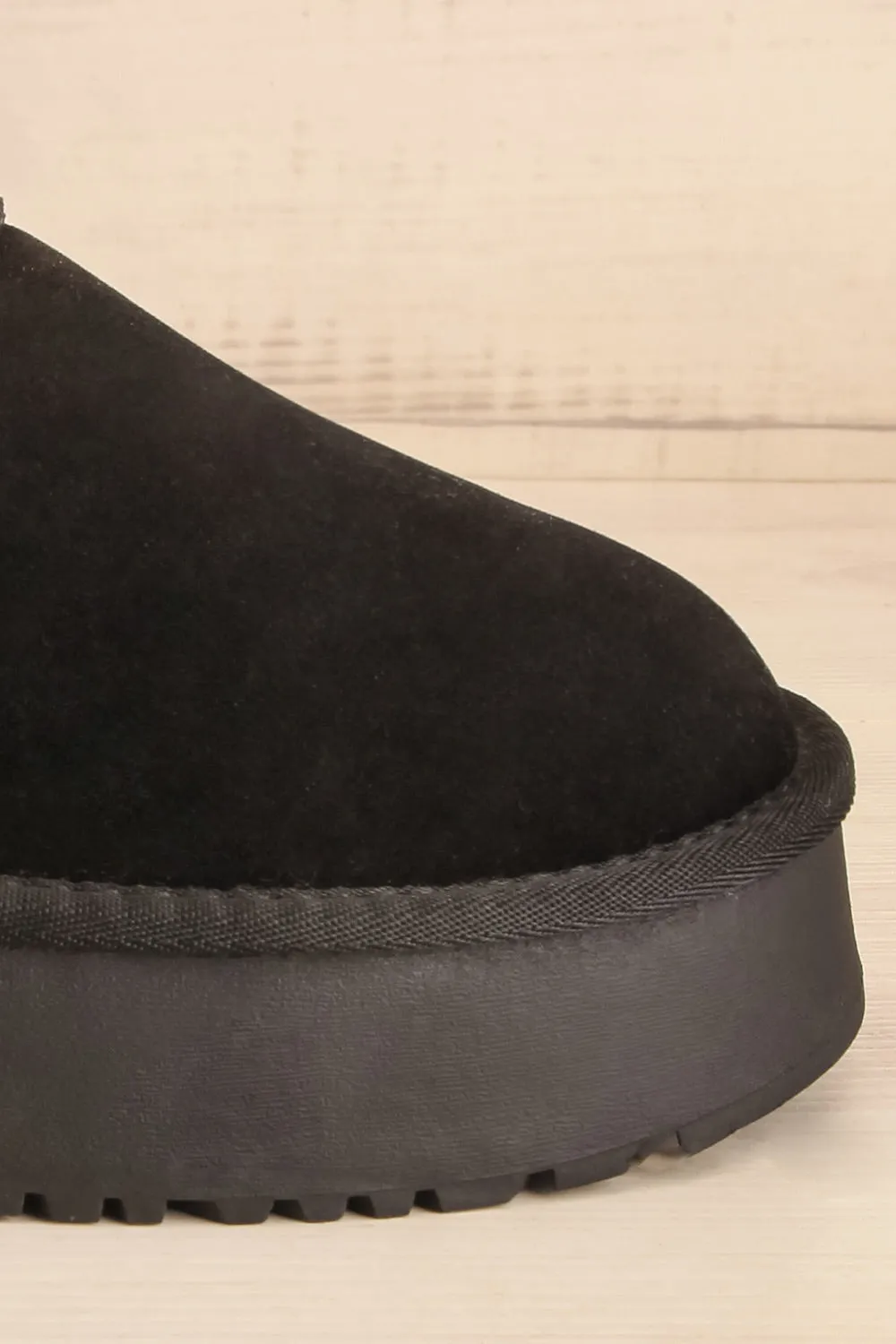 Marrgo Black | Platform Ankle Boots