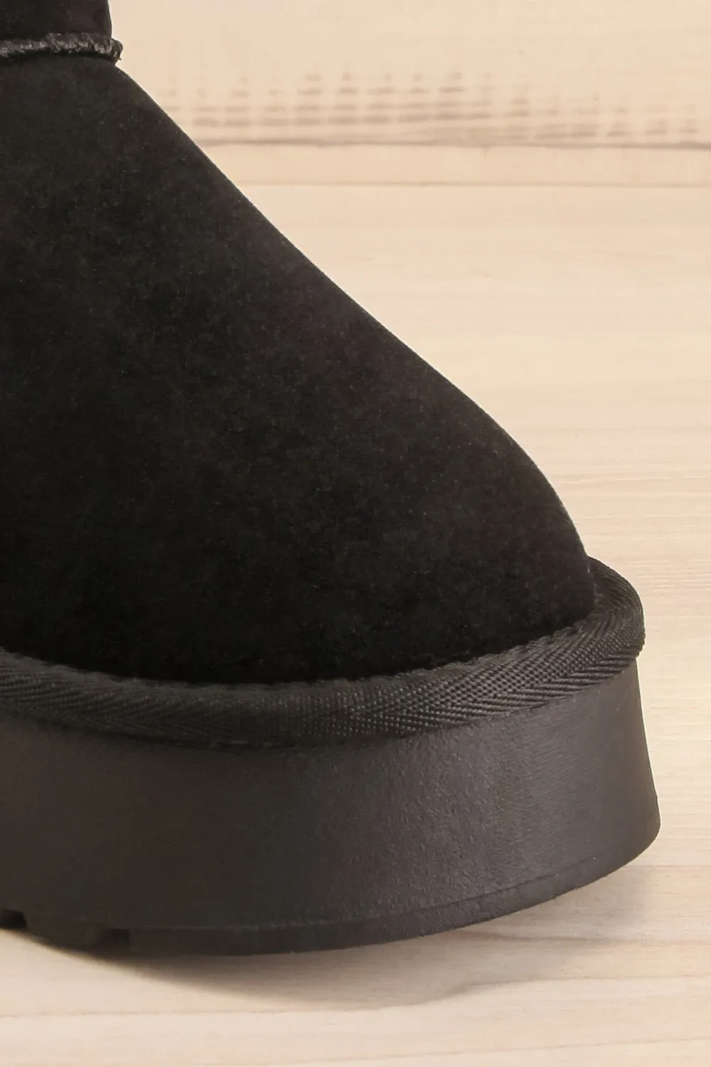 Marrgo Black | Platform Ankle Boots