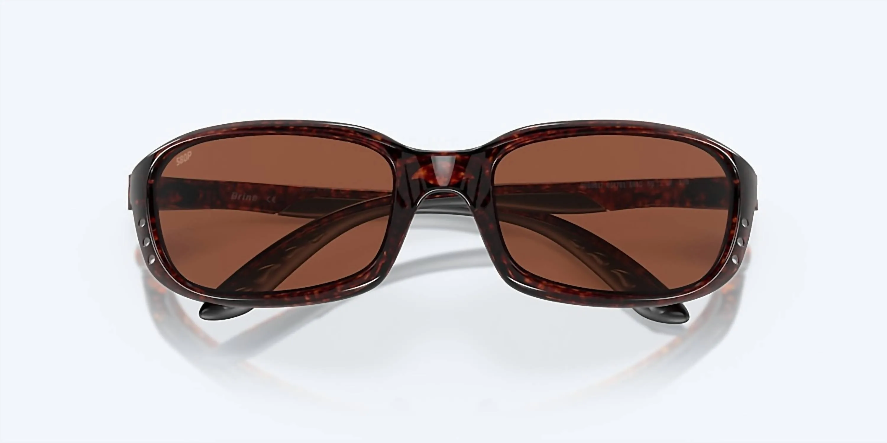 Men's Brine Sunglasses In Tortoise/copper Polarized Polycarbonate