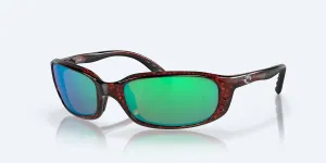 Men's Brine Sunglasses In Tortoise/green Mirror Polarized Polycarbonate