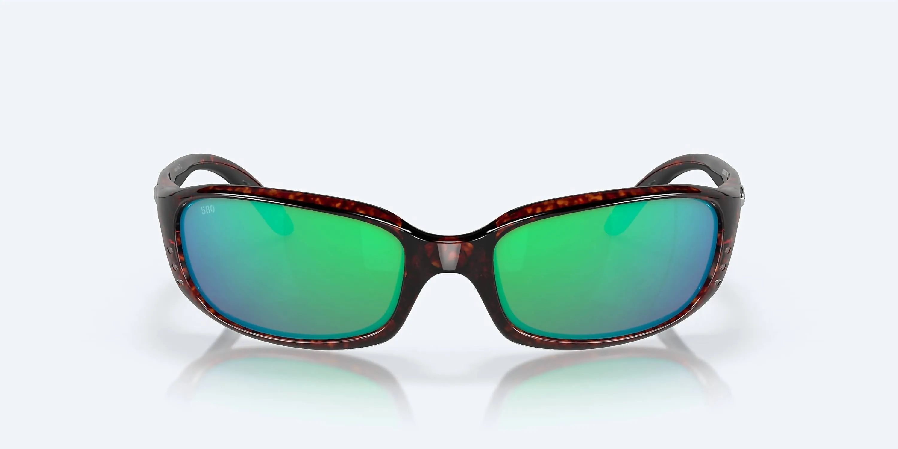 Men's Brine Sunglasses In Tortoise/green Mirror Polarized Polycarbonate