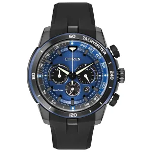 Men's Eco-Drive Ecosphere Wrist Watch In Blue Dial