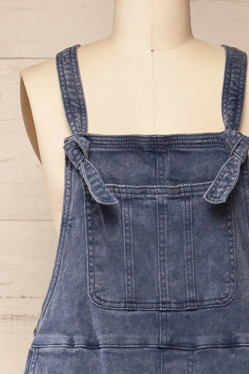 Missenden Blue Grey | Denim Overalls