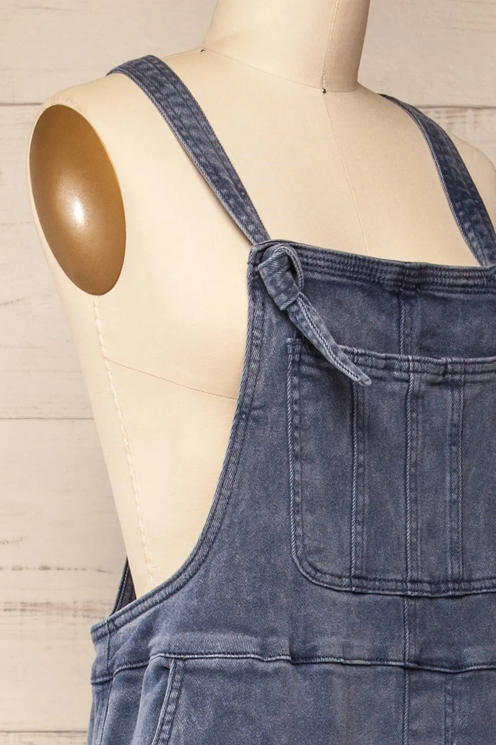Missenden Blue Grey | Denim Overalls