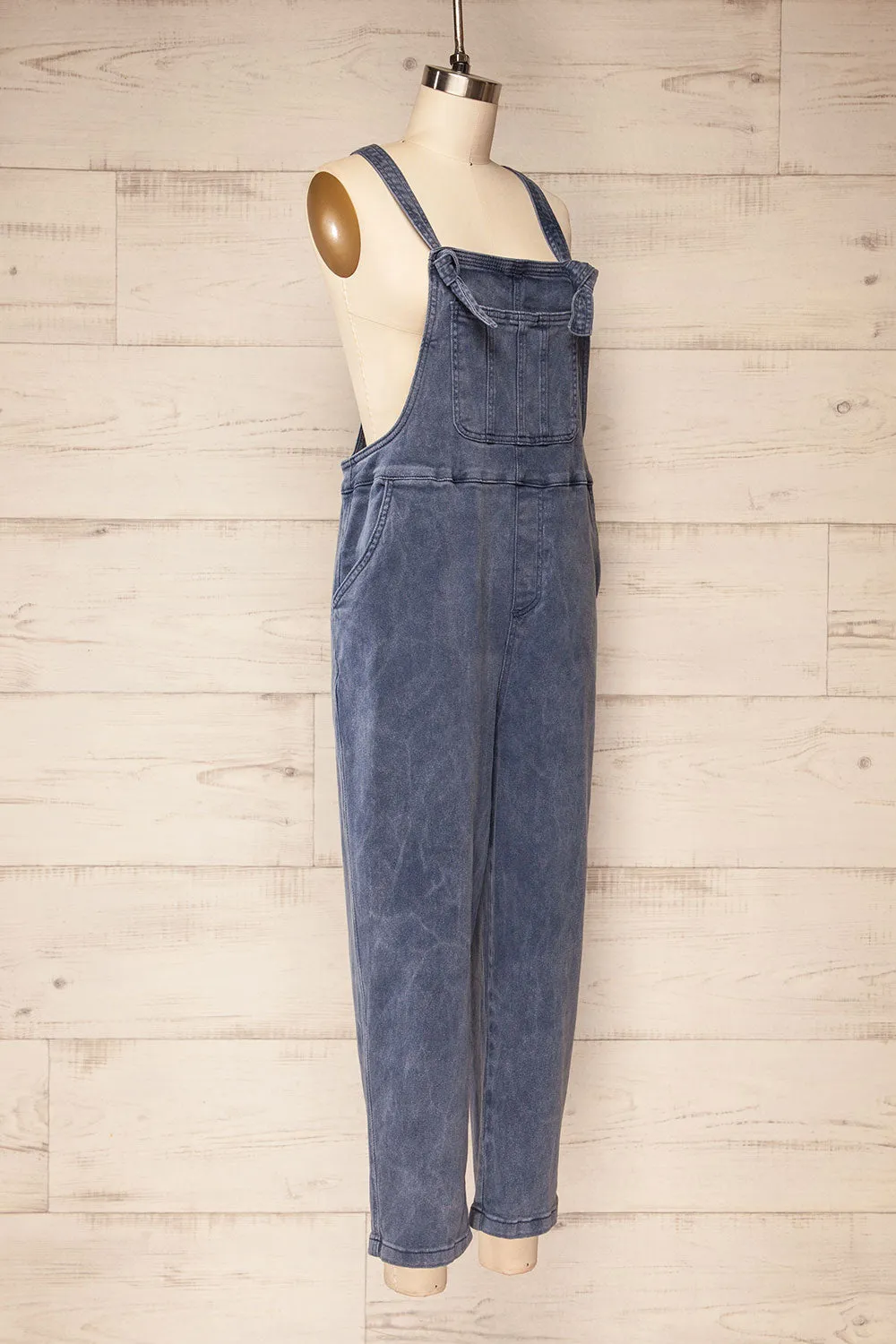 Missenden Blue Grey | Denim Overalls