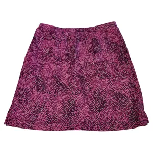 Monterey Club Magenta Sparkle Snake Print Skort Size S MSP$75