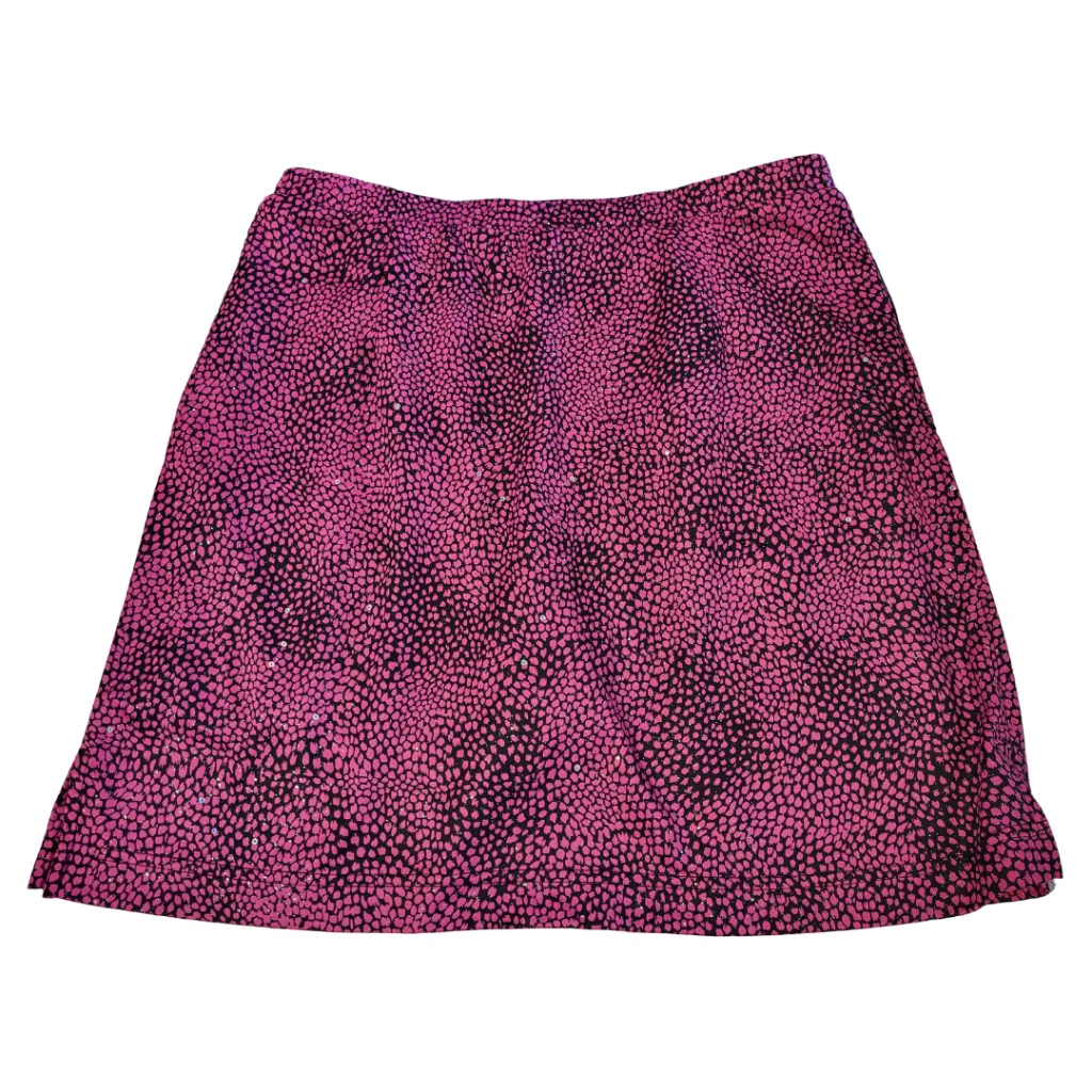 Monterey Club Magenta Sparkle Snake Print Skort Size S MSP$75