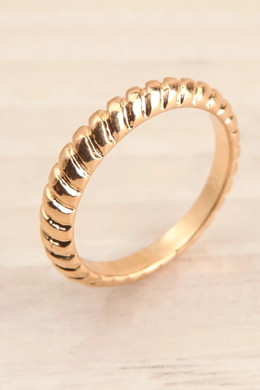 Mosgiel Gold | Set of 7 Stackable Minimalist Rings