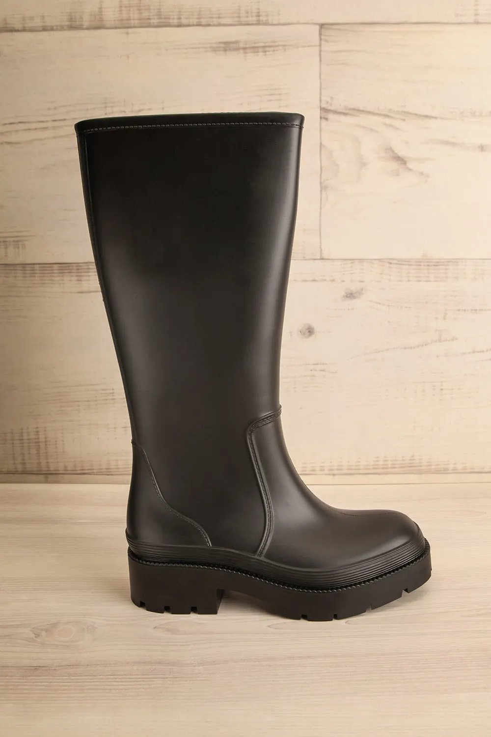 Mzuzu | Matte Black Rain Boots