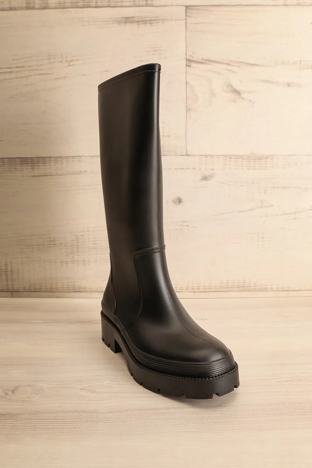 Mzuzu | Matte Black Rain Boots
