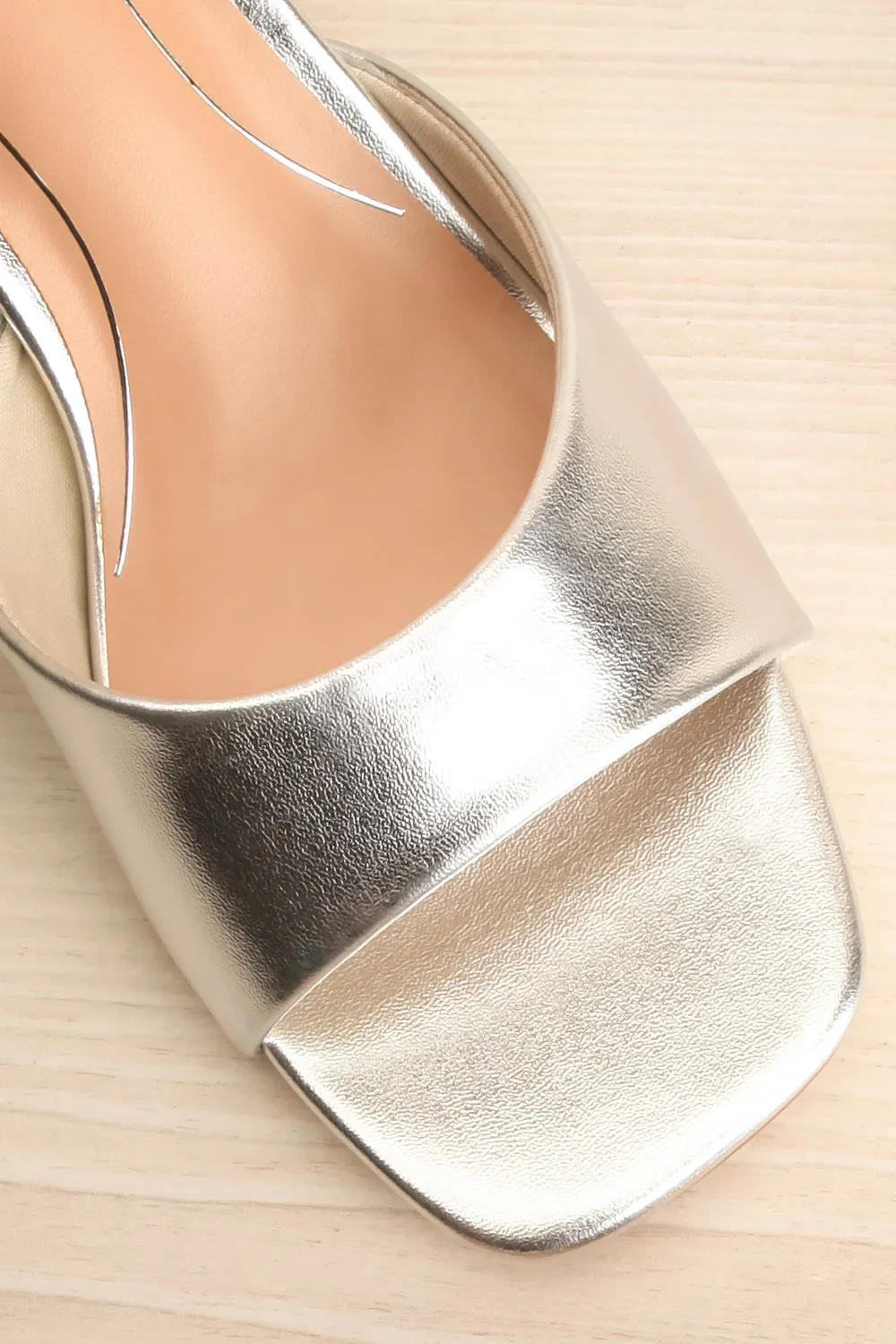 Naifaru | Silver High Heel Sandals