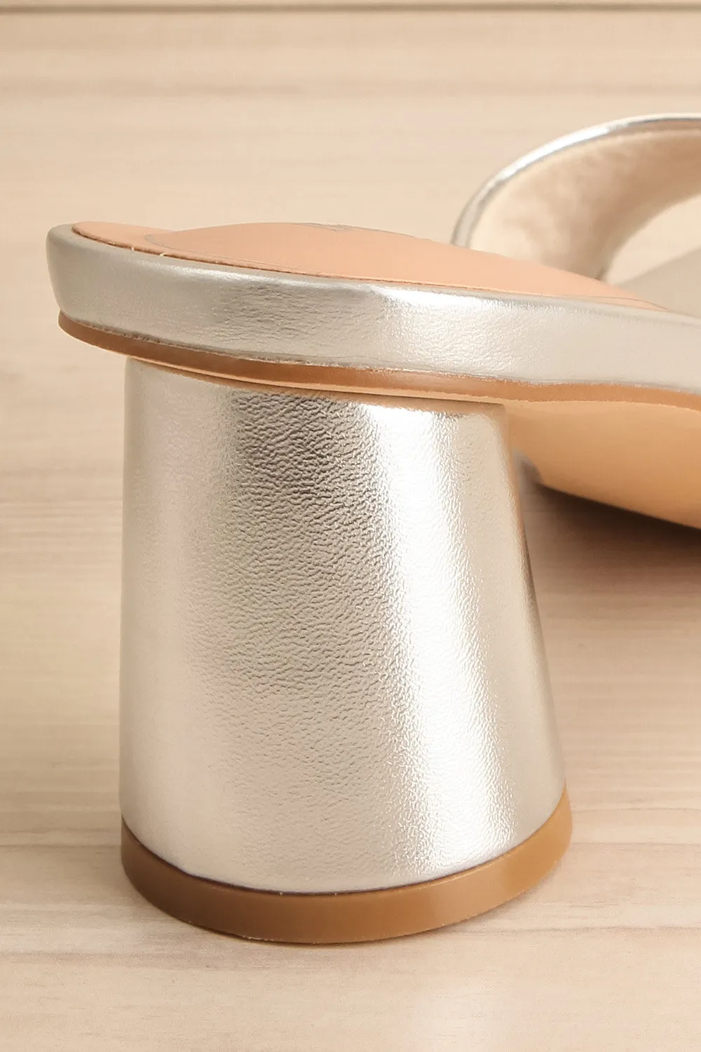 Naifaru | Silver High Heel Sandals