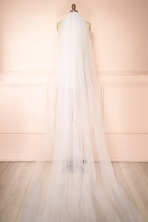 Naima White | Layered Bridal Veil