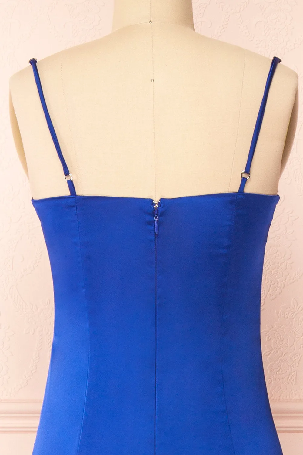Naomie Blue | Silky Mermaid Gown