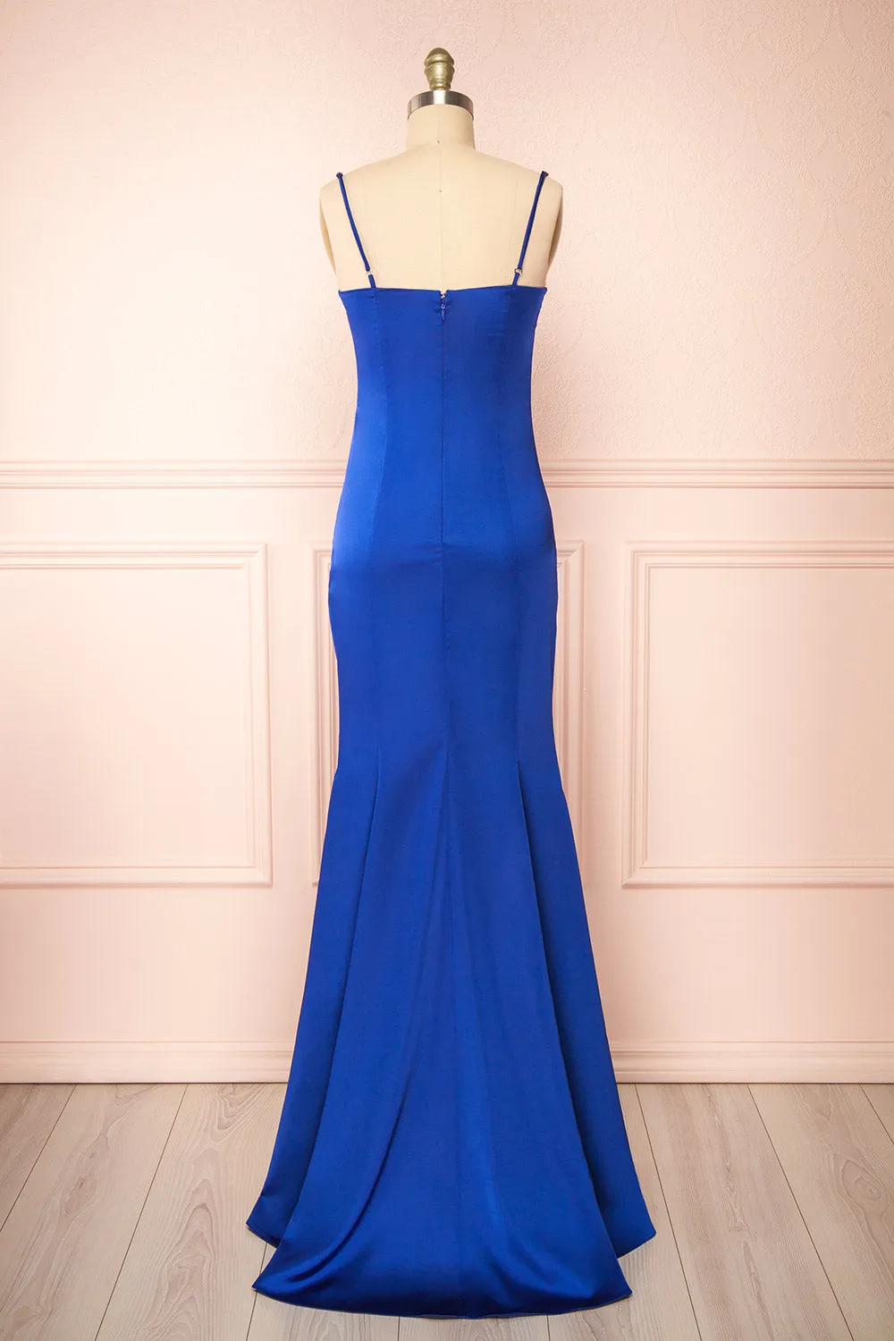 Naomie Blue | Silky Mermaid Gown