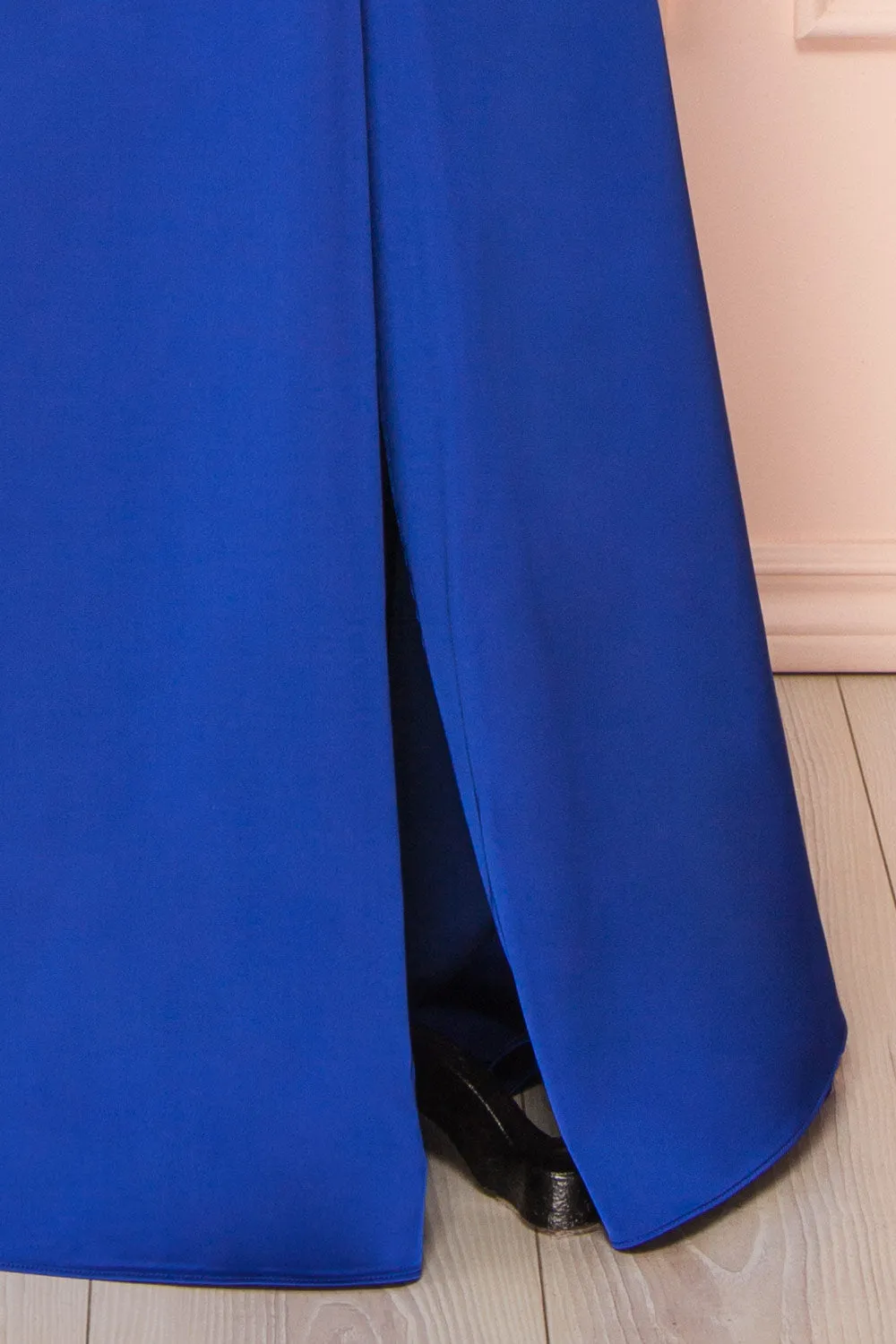 Naomie Blue | Silky Mermaid Gown