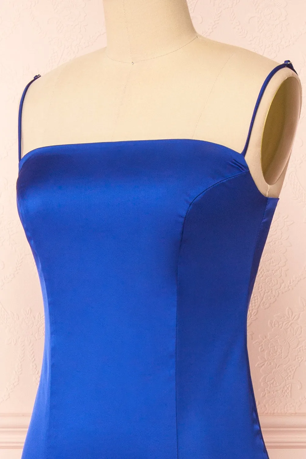 Naomie Blue | Silky Mermaid Gown
