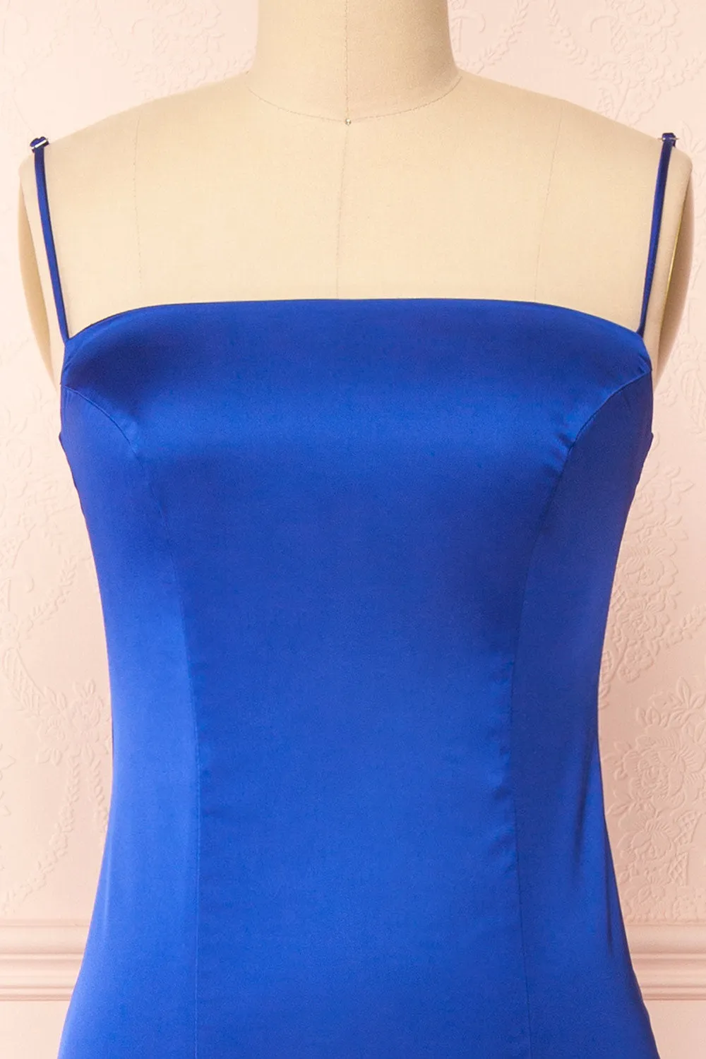 Naomie Blue | Silky Mermaid Gown
