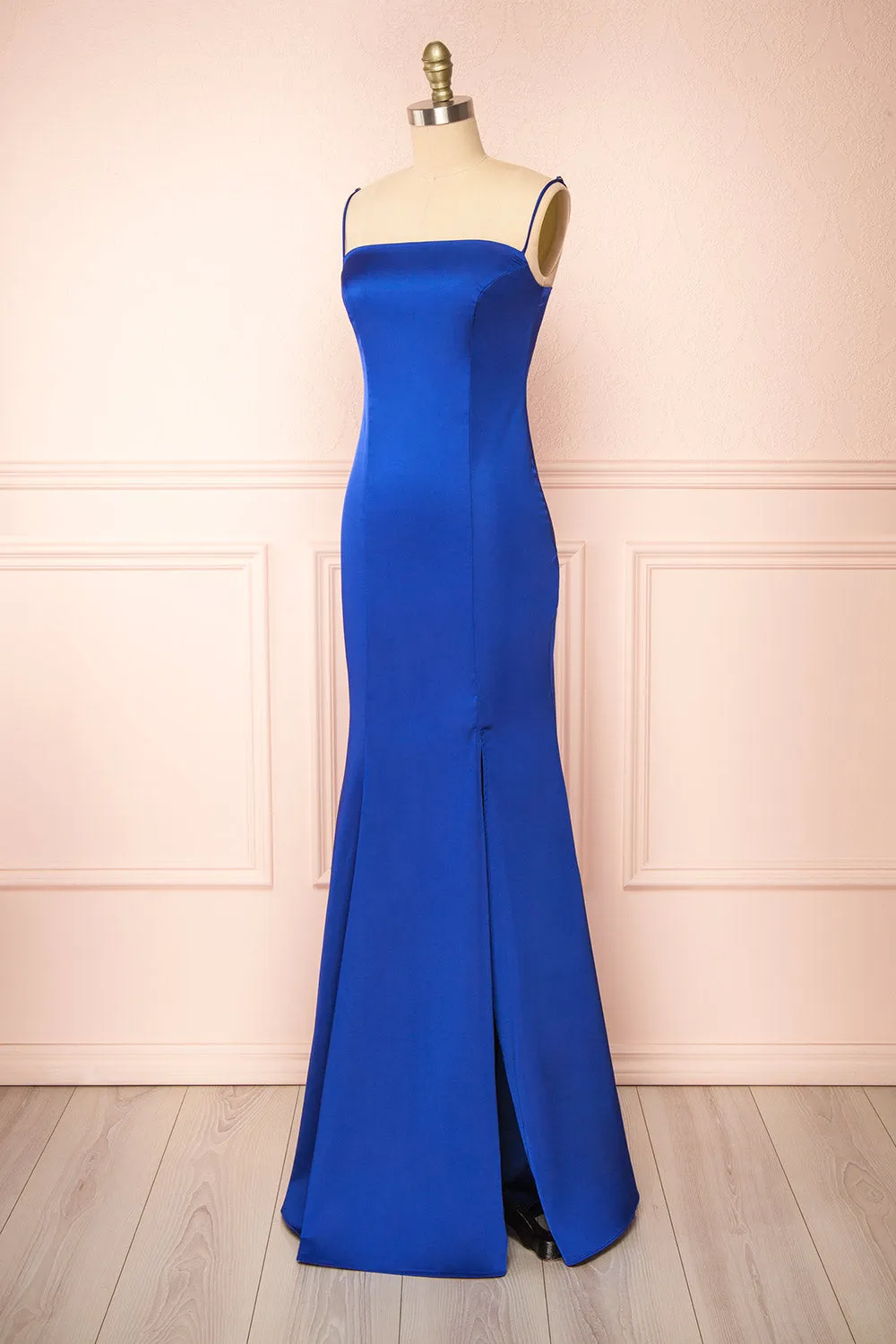 Naomie Blue | Silky Mermaid Gown