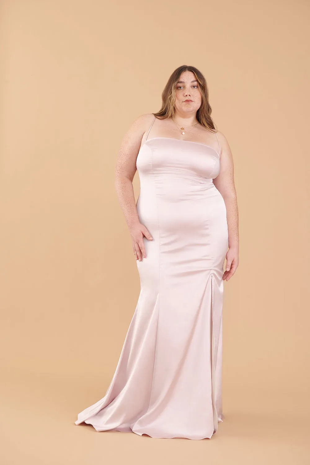 Naomie Blue | Silky Mermaid Gown