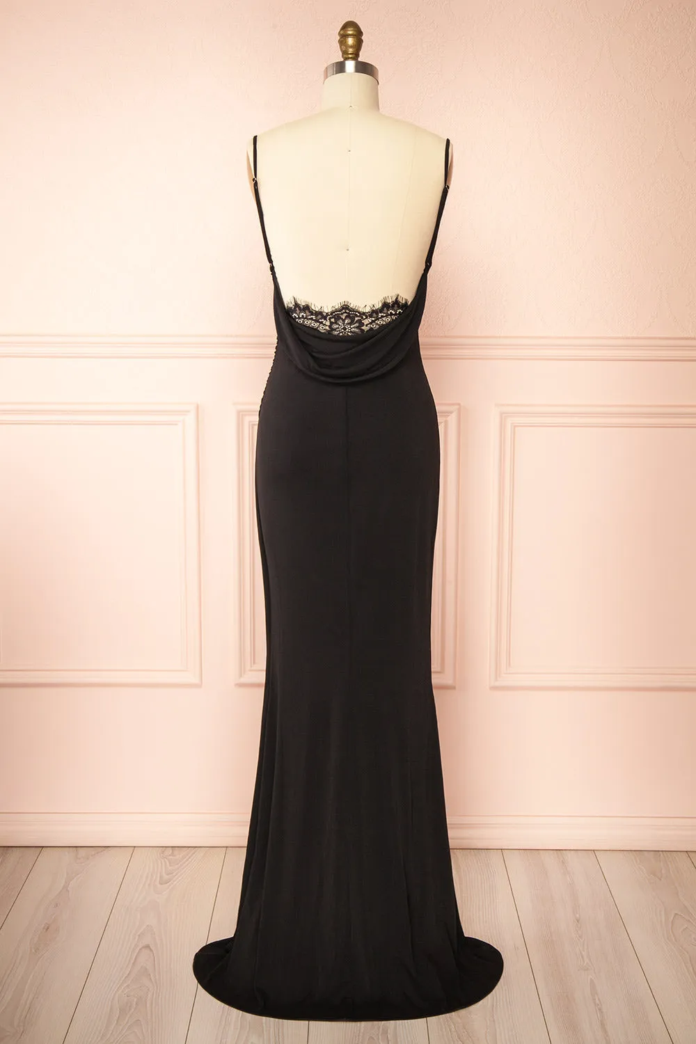Nayla Black | Mermaid Maxi Dress w/ Open Back