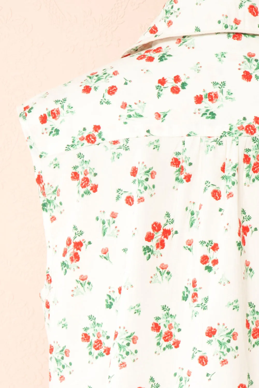 Nettie | Floral Sleeveless Blouse