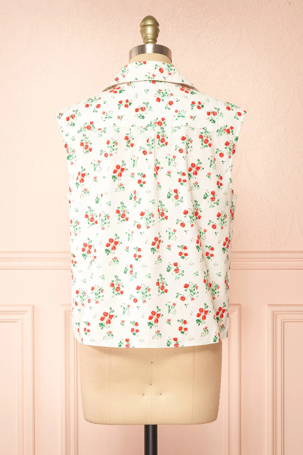 Nettie | Floral Sleeveless Blouse