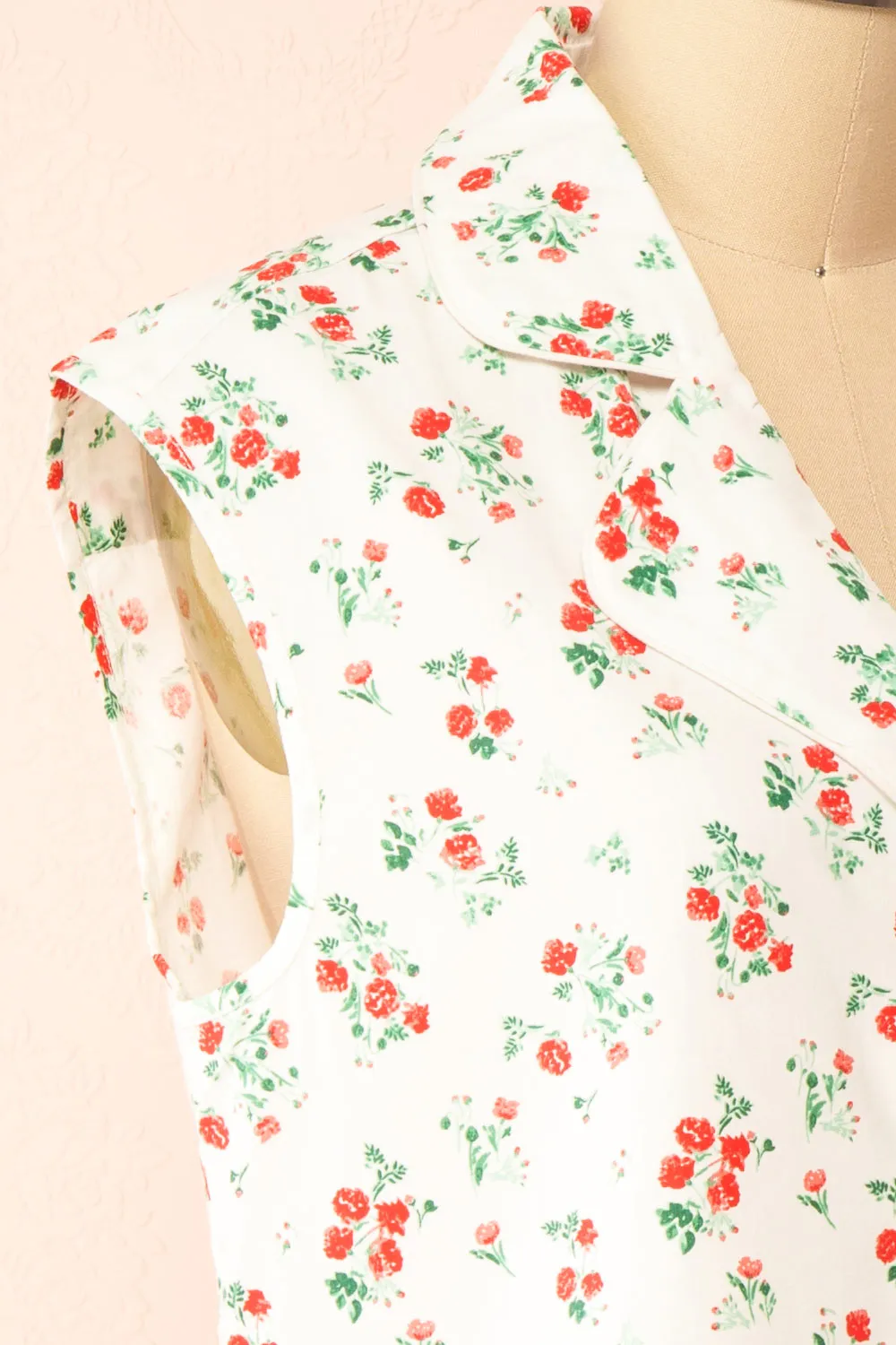 Nettie | Floral Sleeveless Blouse