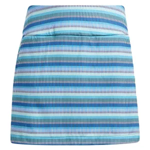 New Adidas 365 Print Golf Skort -Blue/Jade/Navy  MSP$75