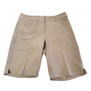 New Adidas Women's Solid Bermuda Golf Short - Khaki Size 12 MSP$65