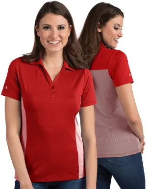 New Antigua Venture Polo in Red/White Size S