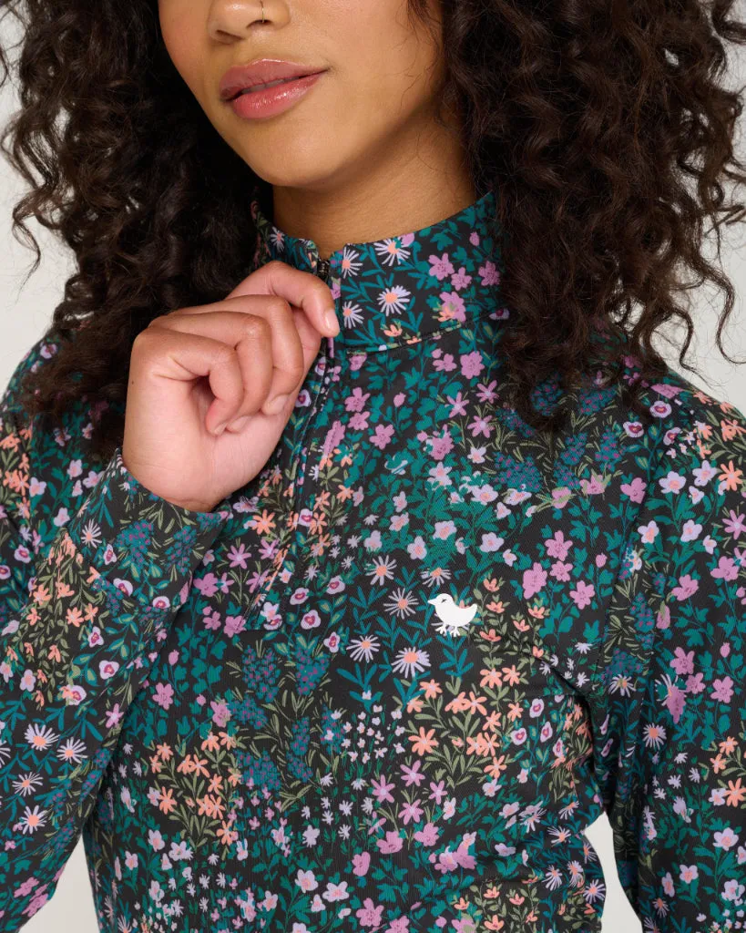 New Bad Birdie Super Duper Bloom Women's Golf Pullover