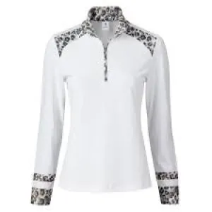 New Daily Sports Ash White Long Sleeves Mock neck Golf Top Size XXL MSP$119