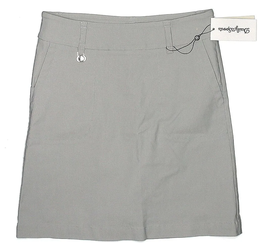 New Daily Sports Gray Pull-on Magic Golf Skort Size 8 MSP$124