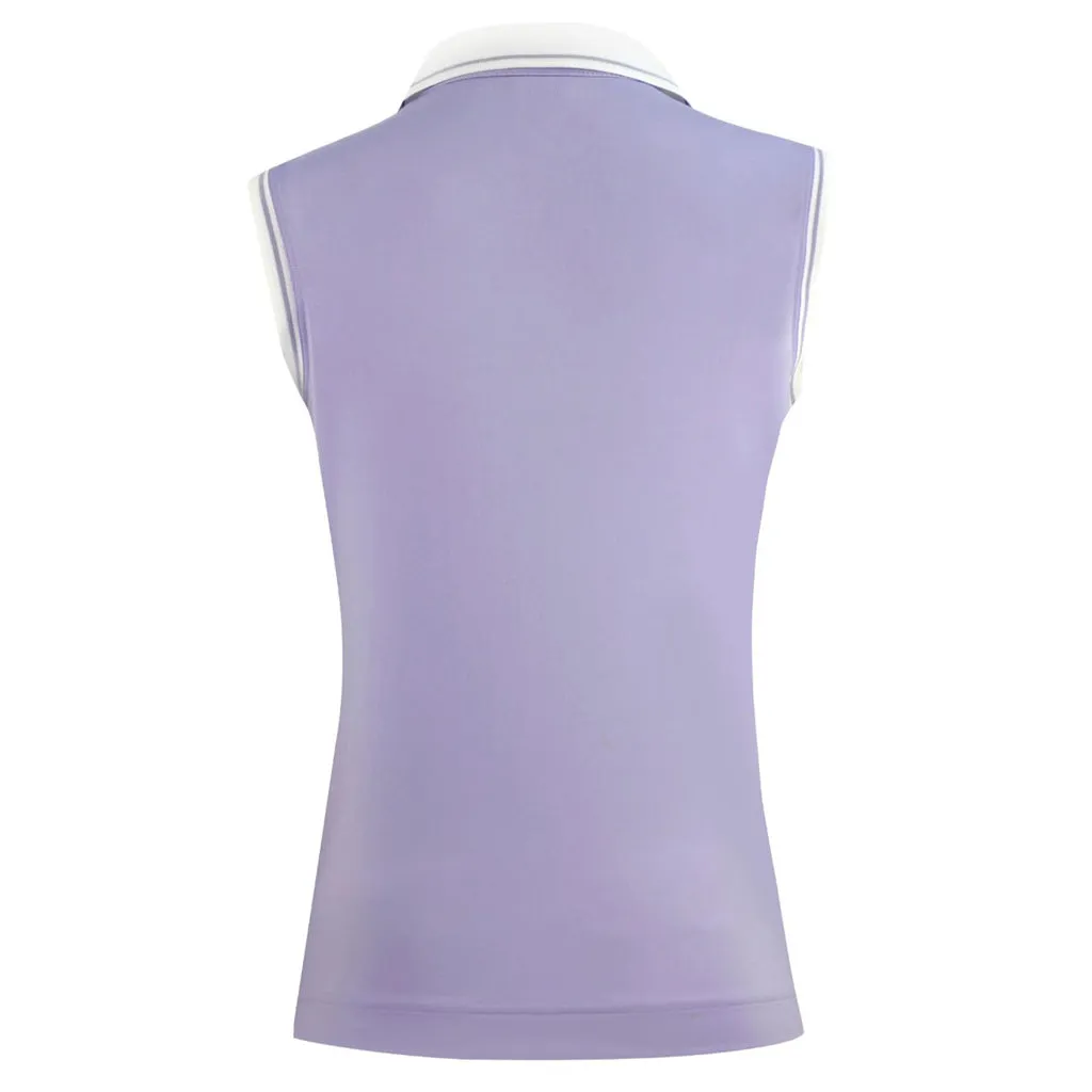 New Daily Sports Milia Sleeveless Golf Polo in Salvia Size XS. MSP$84